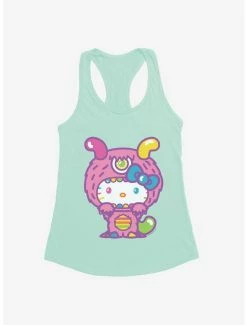 Outlet 🧨 Hello Kitty Sweet Kaiju Fuzzy 👧 Girls Tank ❤️ -Cheap Sanrio Store 18141028 hi