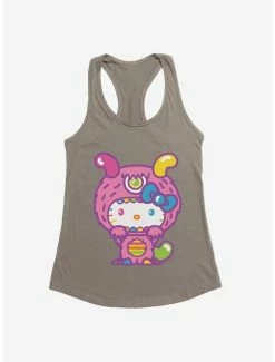 Outlet 🧨 Hello Kitty Sweet Kaiju Fuzzy 👧 Girls Tank ❤️ -Cheap Sanrio Store 18141042 hi