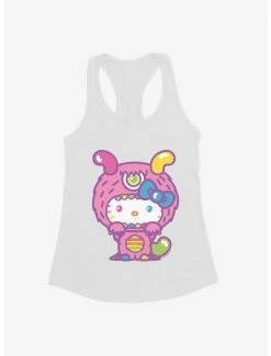Outlet 🧨 Hello Kitty Sweet Kaiju Fuzzy 👧 Girls Tank ❤️ -Cheap Sanrio Store 18141049 hi