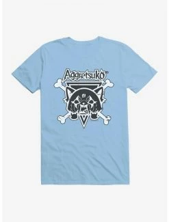 Best deal ⭐ Aggretsuko Metal Crossbones T-Shirt 🔥 -Cheap Sanrio Store 18146502 hi