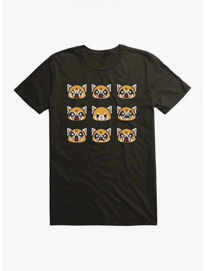 Cheapest ⭐ Aggretsuko Metal Emotions T-Shirt 🔔 4 Cheapest ⭐ Aggretsuko Metal Emotions T-Shirt 🔔 - Image 2
