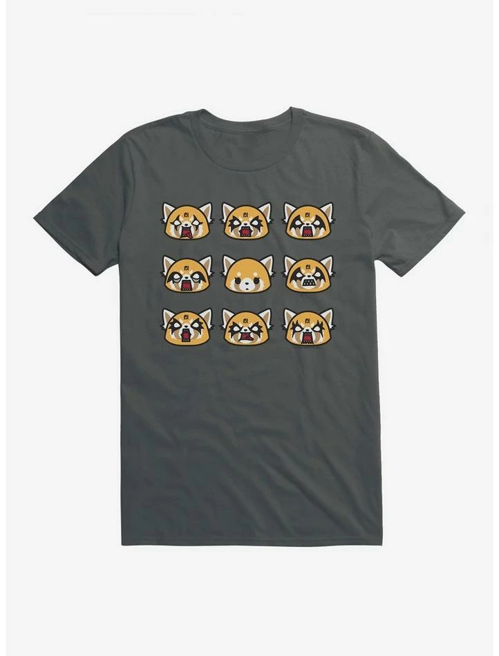 Cheapest ⭐ Aggretsuko Metal Emotions T-Shirt 🔔 5 Cheapest ⭐ Aggretsuko Metal Emotions T-Shirt 🔔 - Image 3