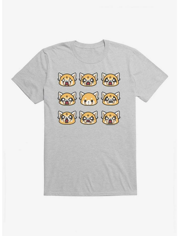 Cheapest ⭐ Aggretsuko Metal Emotions T-Shirt 🔔 6 Cheapest ⭐ Aggretsuko Metal Emotions T-Shirt 🔔 - Image 4
