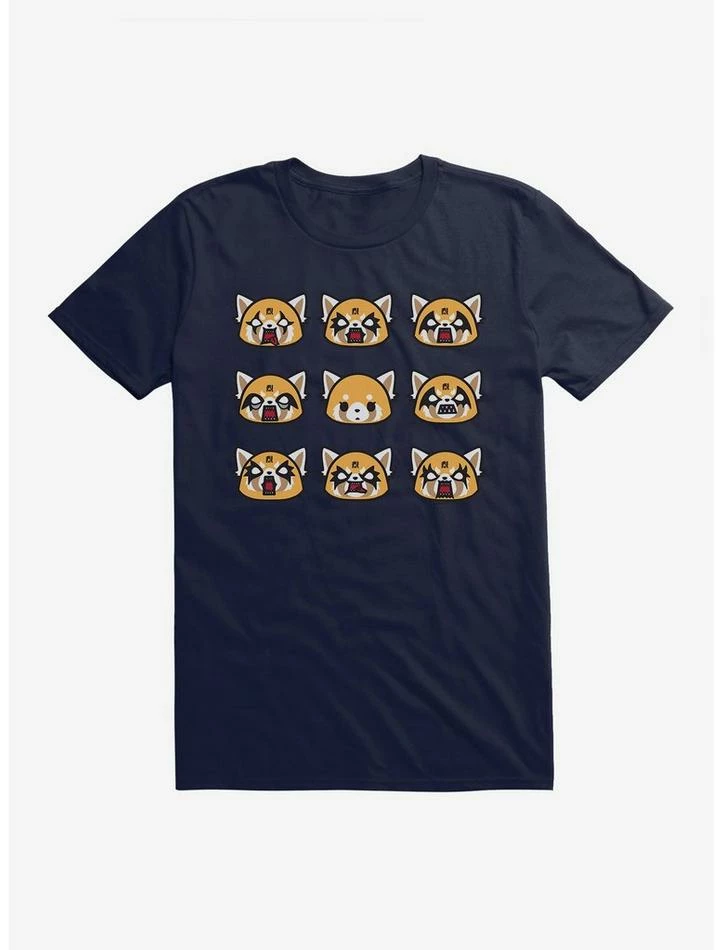 Cheapest ⭐ Aggretsuko Metal Emotions T-Shirt 🔔 9 Cheapest ⭐ Aggretsuko Metal Emotions T-Shirt 🔔 - Image 7
