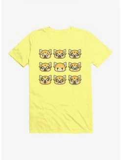Cheapest ⭐ Aggretsuko Metal Emotions T-Shirt 🔔