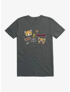 Top 10 🔔 Aggretsuko Metal Gig Stickers T-Shirt 🥰 -Cheap Sanrio Store 18146637 hi