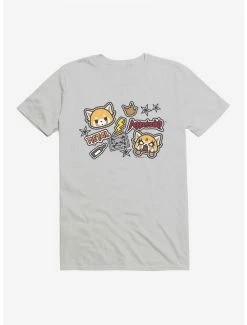 Top 10 🔔 Aggretsuko Metal Gig Stickers T-Shirt 🥰 -Cheap Sanrio Store 18146682 hi