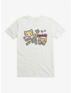 Top 10 🔔 Aggretsuko Metal Gig Stickers T-Shirt 🥰 -Cheap Sanrio Store 18146691 hi