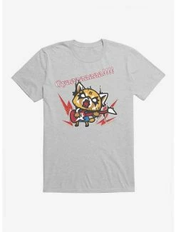 Best Pirce 🛒 Aggretsuko Metal Guitar Rock & Roll T-Shirt 🔔 -Cheap Sanrio Store 18146727 hi