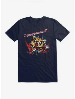 Best Pirce 🛒 Aggretsuko Metal Guitar Rock & Roll T-Shirt 🔔 -Cheap Sanrio Store 18146754 hi 1