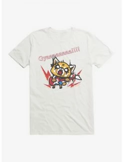 Best Pirce 🛒 Aggretsuko Metal Guitar Rock & Roll T-Shirt 🔔 -Cheap Sanrio Store 18146772 hi