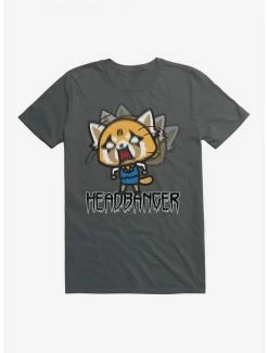 Buy 💯 Aggretsuko Metal Headbanger T-Shirt 🎉 -Cheap Sanrio Store 18146880 hi