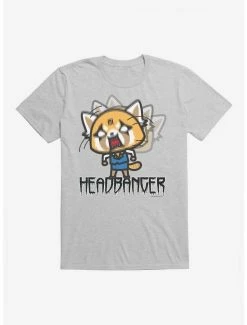 Buy 💯 Aggretsuko Metal Headbanger T-Shirt 🎉 -Cheap Sanrio Store 18146889 hi
