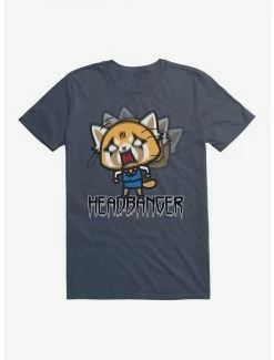Buy 💯 Aggretsuko Metal Headbanger T-Shirt 🎉 -Cheap Sanrio Store 18146898 hi 1