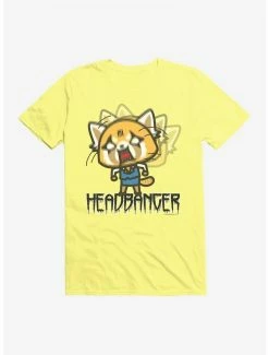 Buy 💯 Aggretsuko Metal Headbanger T-Shirt 🎉 -Cheap Sanrio Store 18146943 hi