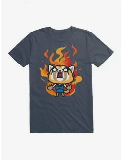 Cheapest 🛒 Aggretsuko Metal Rage T-Shirt 🧨 -Cheap Sanrio Store 18147060 hi