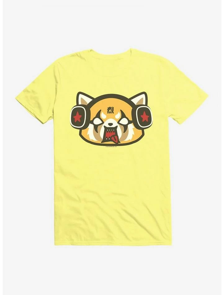 Outlet 🥰 Aggretsuko Metal Raging Headphones T-Shirt ⌛ 12 Outlet 🥰 Aggretsuko Metal Raging Headphones T-Shirt ⌛ - Image 10