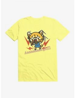 Promo 🥰 Aggretsuko Metal Raging T-Shirt 👏 -Cheap Sanrio Store 18147267 hi