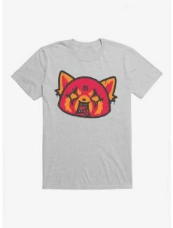 Promo ❤️ Aggretsuko Metal Rock Out To The Max T-Shirt 🔥 -Cheap Sanrio Store 18147294 hi
