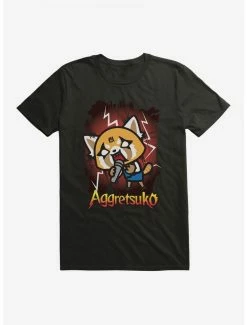 Promo ✨ Aggretsuko Metal Rockin' Out T-Shirt 🤩 -Cheap Sanrio Store 18147438 hi