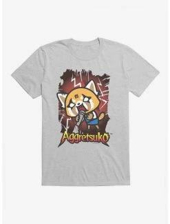 Promo ✨ Aggretsuko Metal Rockin' Out T-Shirt 🤩 -Cheap Sanrio Store 18147456 hi