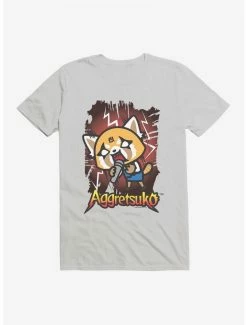 Promo ✨ Aggretsuko Metal Rockin' Out T-Shirt 🤩 -Cheap Sanrio Store 18147492 hi