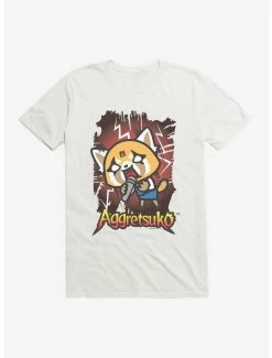 Promo ✨ Aggretsuko Metal Rockin' Out T-Shirt 🤩 -Cheap Sanrio Store 18147501 hi