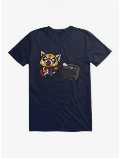 Buy ✨ Aggretsuko Metal Shredding T-Shirt 🌟 -Cheap Sanrio Store 18147645 hi