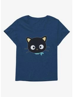 Wholesale 🎁 Chococat Blue Bandana 👧 Girls T-Shirt Plus Size 🎉 -Cheap Sanrio Store 18152457 hi