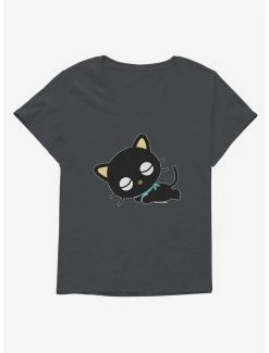 New 😉 Chococat Laying Down 👧 Girls T-Shirt Plus Size ⌛ -Cheap Sanrio Store 18152556 hi