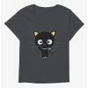 Best Pirce 😍 Chococat Waving 👧 Girls T-Shirt Plus Size ⌛ -Cheap Sanrio Store 18152880 hi