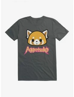 Outlet 🔥 Aggretsuko Face Icon T-Shirt 💯 -Cheap Sanrio Store 18156823 hi