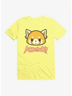 Outlet 🔥 Aggretsuko Face Icon T-Shirt 💯 -Cheap Sanrio Store 18156886 hi
