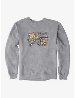 Promo π― Aggretsuko Metal Gig Stickers Sweatshirt π₯ 11 Promo π― Aggretsuko Metal Gig Stickers Sweatshirt π₯ -Cheap Sanrio Store 18160221 hi 1