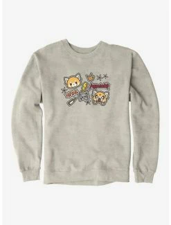 Promo π― Aggretsuko Metal Gig Stickers Sweatshirt π₯ 13 Promo π― Aggretsuko Metal Gig Stickers Sweatshirt π₯ -Cheap Sanrio Store 18160235 hi