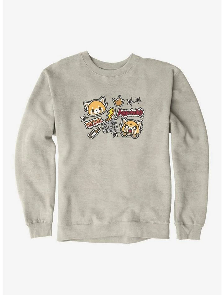 Promo π― Aggretsuko Metal Gig Stickers Sweatshirt π₯ 8 Promo π― Aggretsuko Metal Gig Stickers Sweatshirt π₯ - Image 6