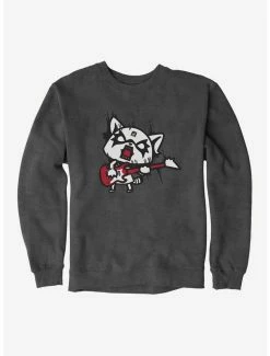 Top 10 🧨 Aggretsuko Metal Hard Rock Sweatshirt 😀 -Cheap Sanrio Store 18160284 hi