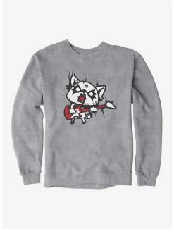 Top 10 🧨 Aggretsuko Metal Hard Rock Sweatshirt 😀 -Cheap Sanrio Store 18160291 hi