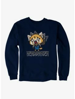 Budget ⌛ Aggretsuko Metal Headbanger Sweatshirt ⌛ -Cheap Sanrio Store 18160333 hi