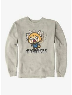 Budget ⌛ Aggretsuko Metal Headbanger Sweatshirt ⌛ -Cheap Sanrio Store 18160340 hi 1