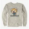 Budget ⌛ Aggretsuko Metal Headbanger Sweatshirt ⌛ -Cheap Sanrio Store 18160340 hi