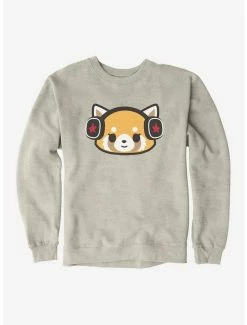 Discount ⭐ Aggretsuko Metal Headphones Sweatshirt 🥰