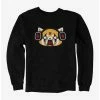 Buy 🎁 Aggretsuko Metal Raging Headphones Sweatshirt 😀