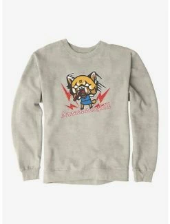 Discount ✨ Aggretsuko Metal Raging Sweatshirt 💯 -Cheap Sanrio Store 18160480 hi