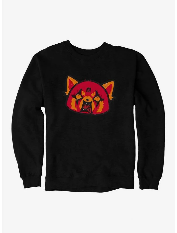 Discount 😉 Aggretsuko Metal Rock Out To The Max Sweatshirt 🔔 4 Discount 😉 Aggretsuko Metal Rock Out To The Max Sweatshirt 🔔 - Image 2