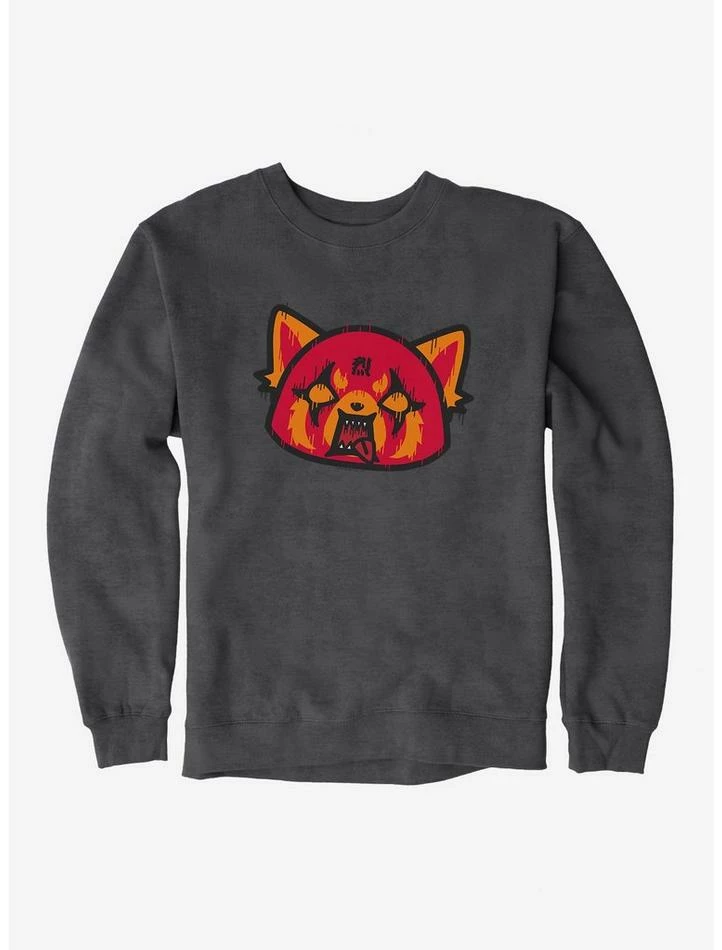Discount 😉 Aggretsuko Metal Rock Out To The Max Sweatshirt 🔔 5 Discount 😉 Aggretsuko Metal Rock Out To The Max Sweatshirt 🔔 - Image 3