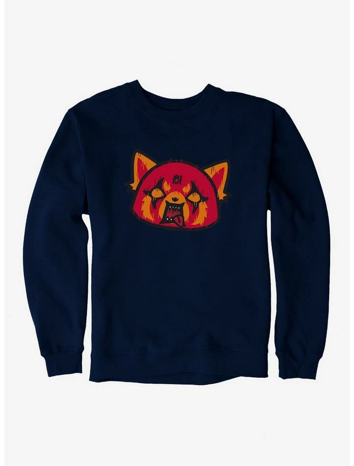 Discount 😉 Aggretsuko Metal Rock Out To The Max Sweatshirt 🔔 7 Discount 😉 Aggretsuko Metal Rock Out To The Max Sweatshirt 🔔 - Image 5