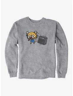 New ❤️ Aggretsuko Metal Screamo Sweatshirt 💯