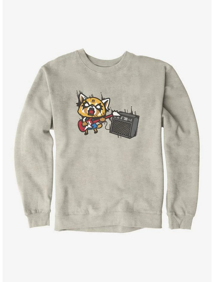 Promo 💯 Aggretsuko Metal Shredding Sweatshirt ⌛ 3 Promo 💯 Aggretsuko Metal Shredding Sweatshirt ⌛