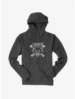 Best Pirce 😉 Aggretsuko Metal Crossbones Hoodie 👍 -Cheap Sanrio Store 18160704 hi